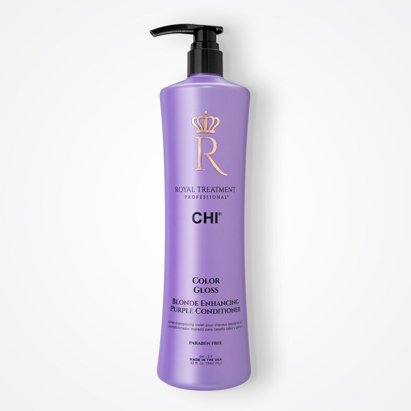 Royal Treatment Color Gloss Blonde Enhancing Purple Conditioner - 32 Ounces, , large image number null